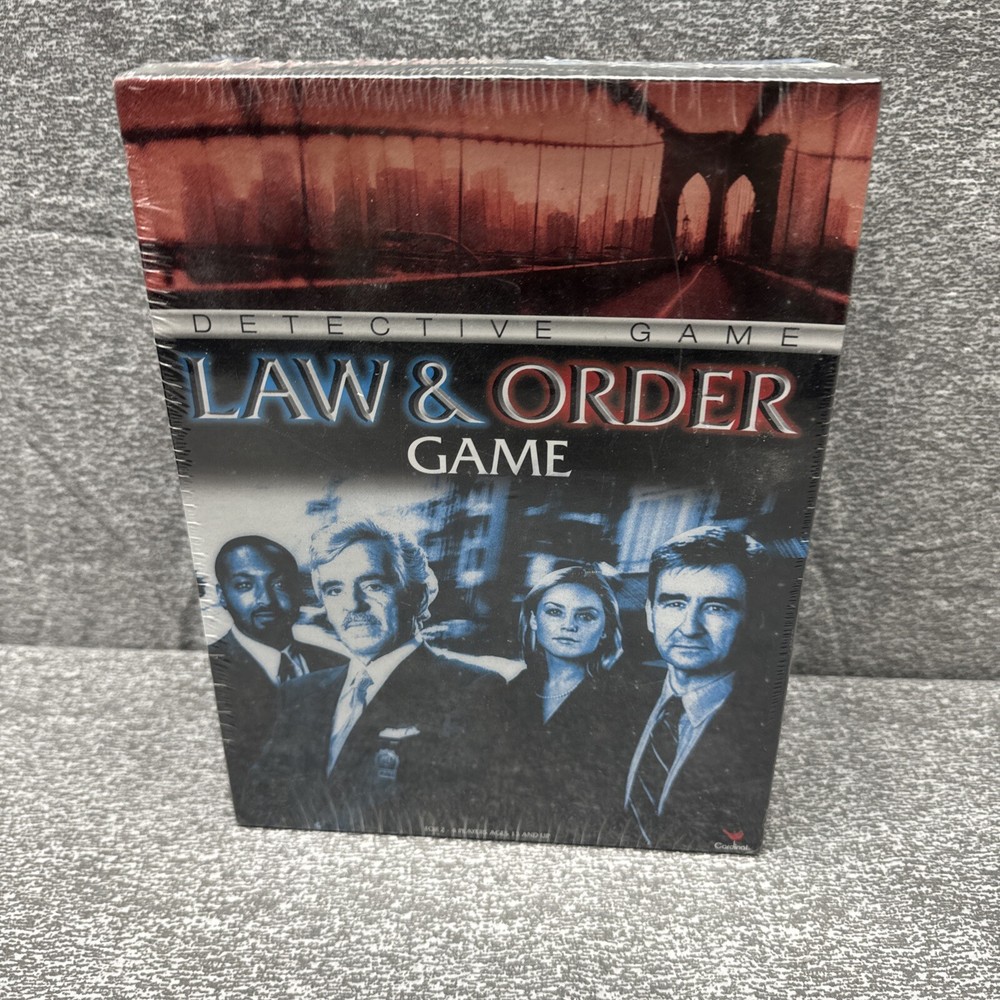 Sealed Law & Order Detective Game Cardinal Games 2-4 Players