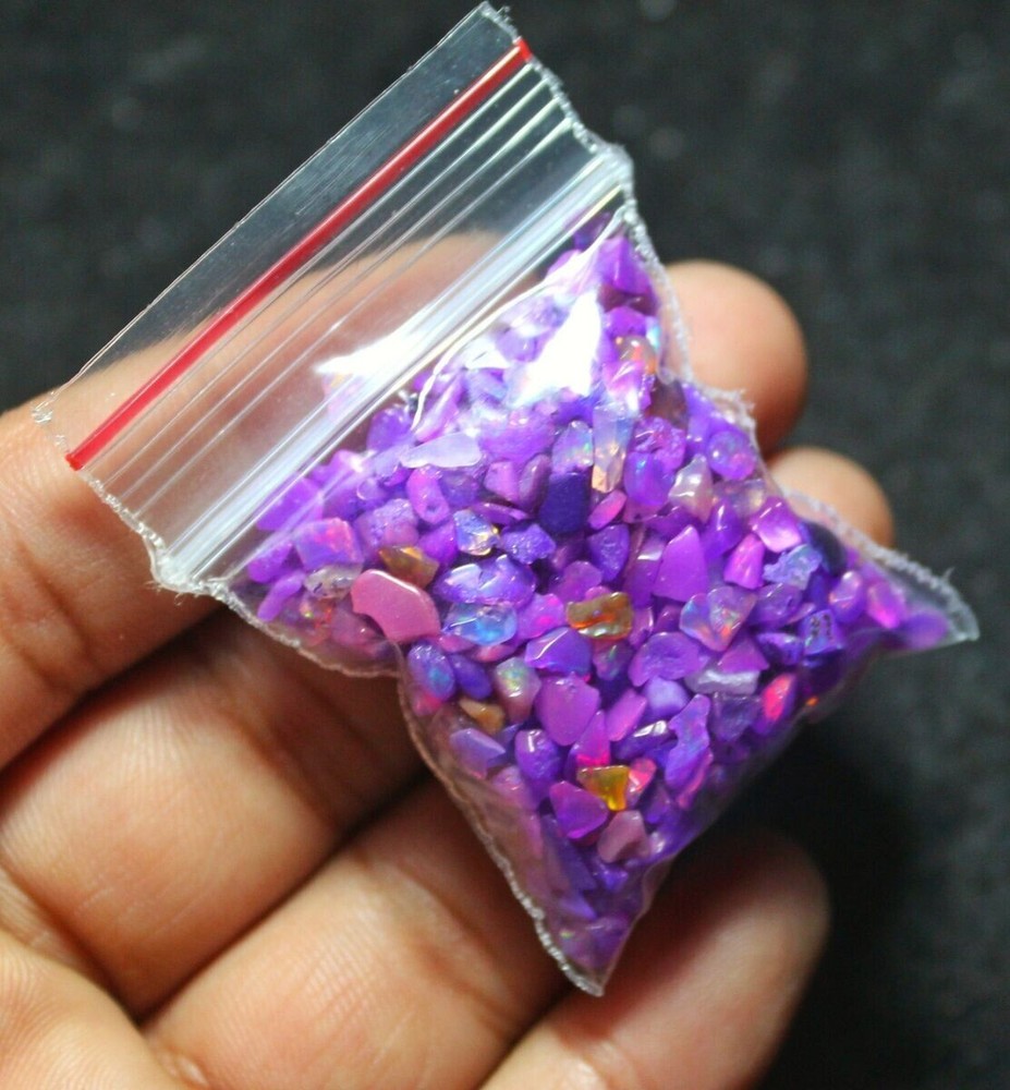 200 Pcs Lot AAA Natural Multi Flash Ethiopian Opal Rough Welo Fire Opal Stone