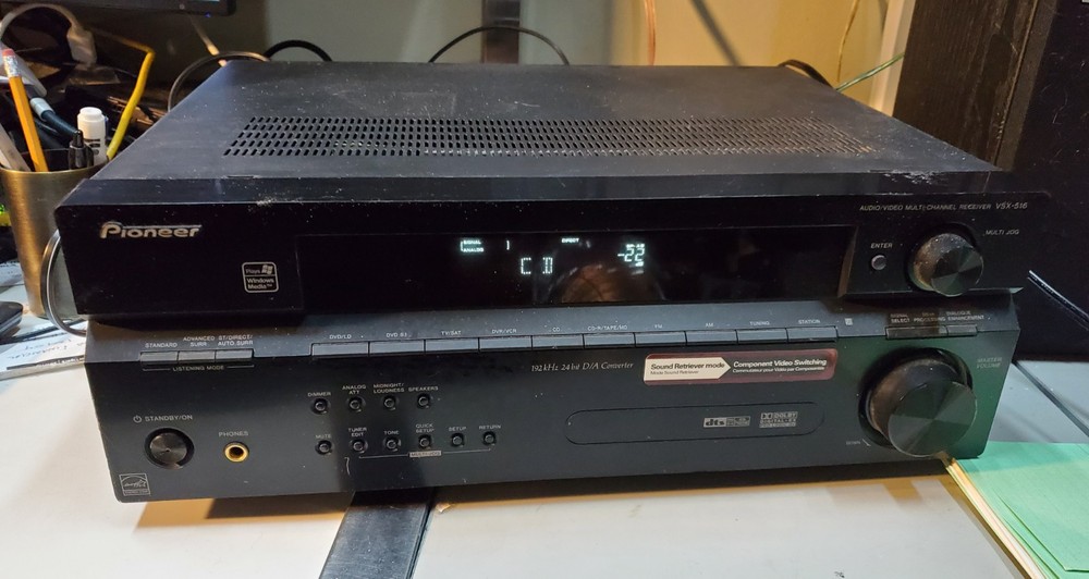 Pioneer VSX-516-K Black Audio/Video Multi-Channel Receiver. Watch Video Demo