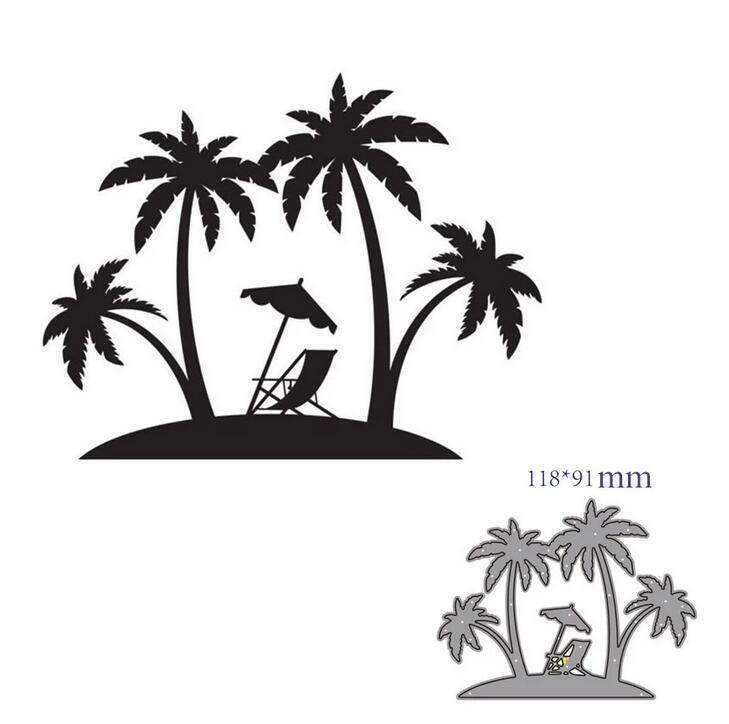 Trees Metal Cutting Dies Die Mold DIY Scrapbook Paper Craft Blade Punch Stencils