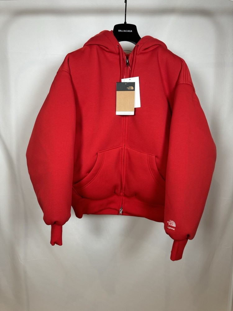 Supreme x North Face Down Zip-Up Hoodie
