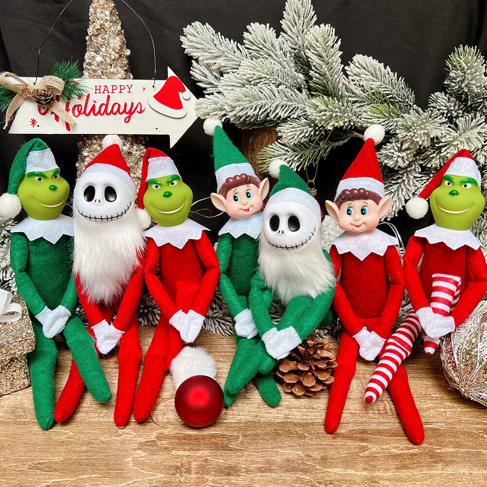 2024 Christmas On The Shelf Xmas Plush Elf Doll Toy Christmas Tradition Doll