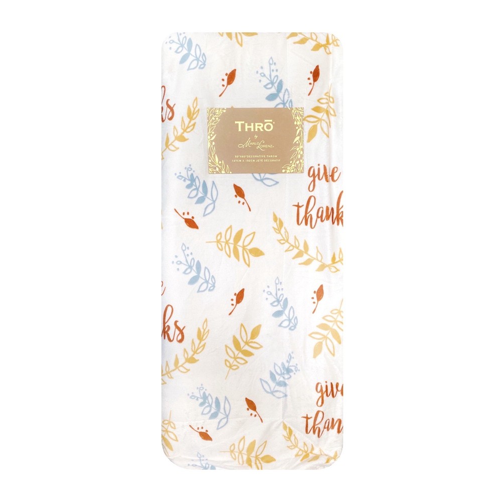 Thro Marlo Lorenz Thanksgiving Throw Blanket 50