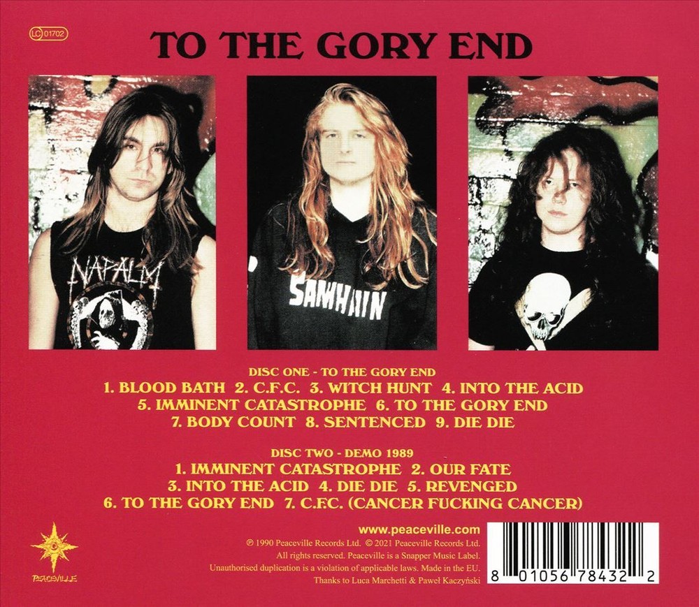 Cancer to the Gory End - Brand New CD Album
