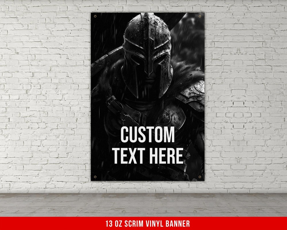 Weightlifting Motivational Wall Art - Spartan Home Gym Decor Gift