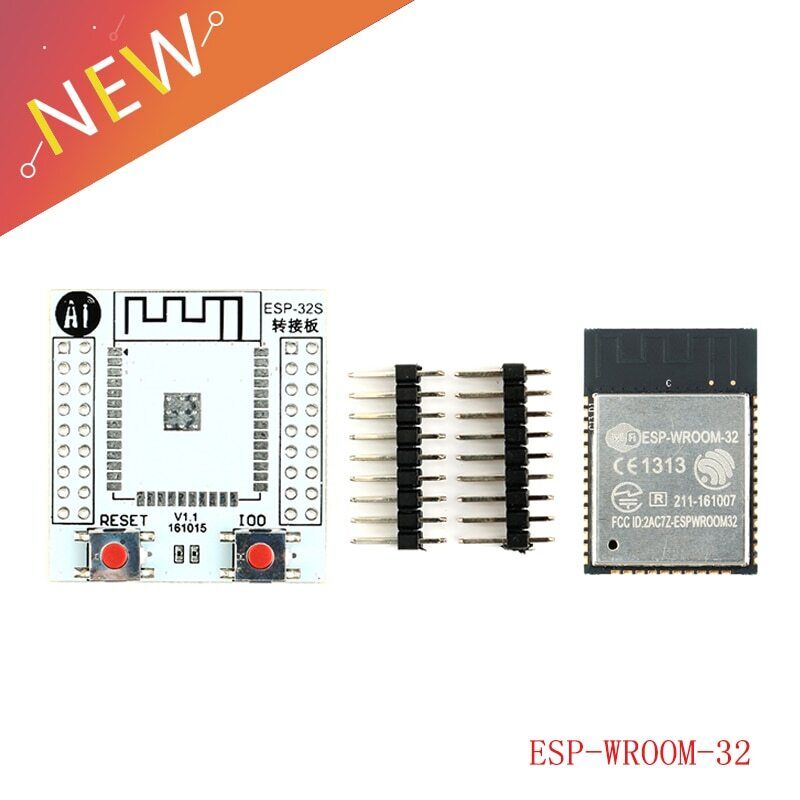 ESP32 IoT Wifi Wlan BLE Module+ESP-32S Adapter Board Pinboard Convertor Module-image