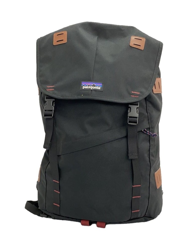 Patagonia Black Polyester Plain Backpack Model 1267