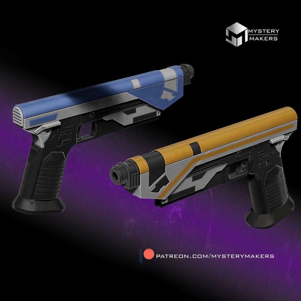 Custom 3D Printed Westar Blasters - Sabine Replica Prop 1:1 (Painted)