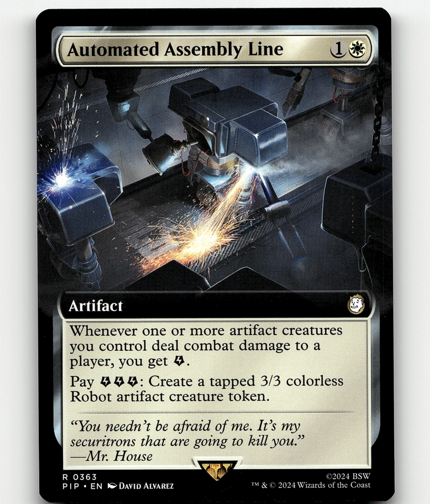 MTG Automated Assembly Line (Extended Art) - Universes Beyond: Fallout-image