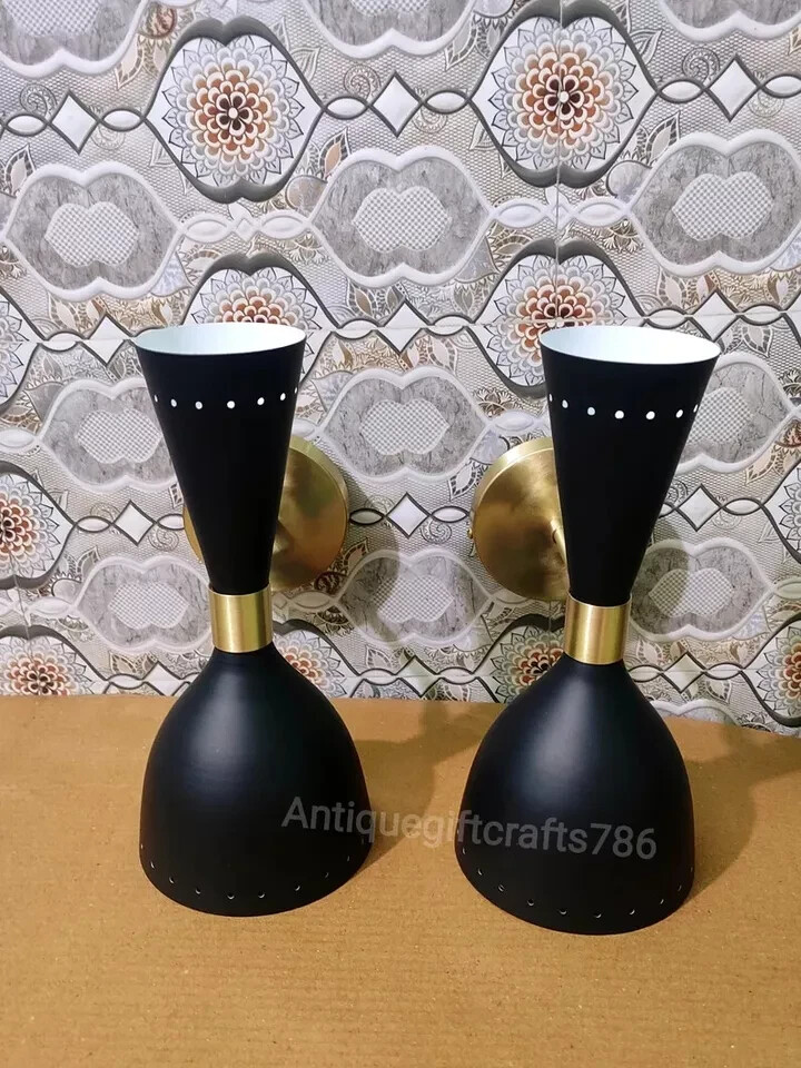 Italian Modern Brass Wall Scone Modern Lamp Pair of Italian sconce Light Lamp