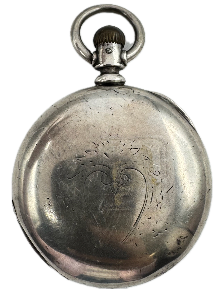 Antique 18 Size Fahys 4 Ounce Open Face Coin Silver Pocket Watch Case