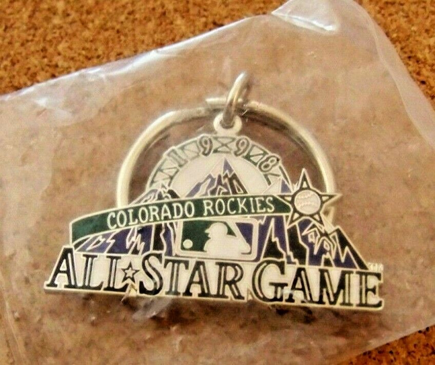 1998 AS All-Star Game Colorado Rockies metal key ring