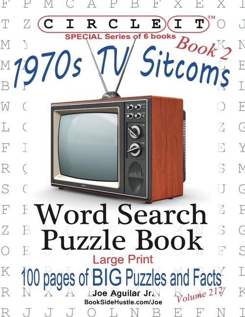 Circle It, 1970S Sitcoms Facts, Book 2, Word Search, Puzzle Book