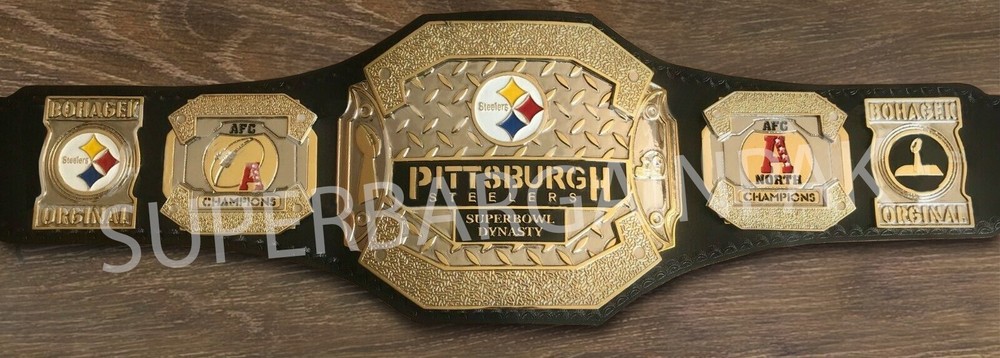 Pittsburgh Steelers championship belt 4mm belt