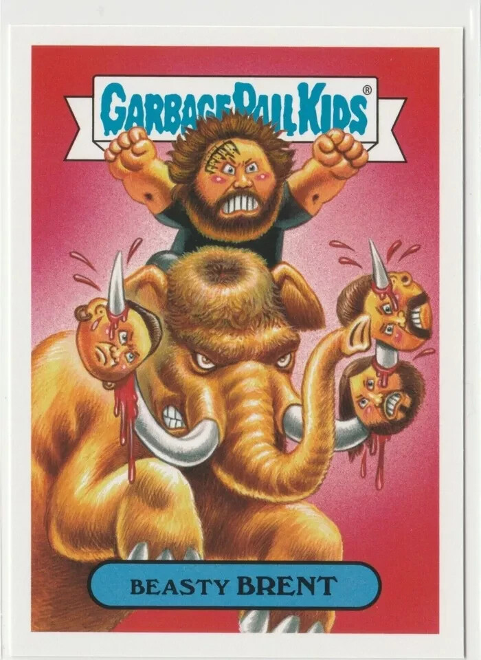 Beasty Brent #10b Garbage Pail Kids GPK 2017 Battle of the Bands Trading Card