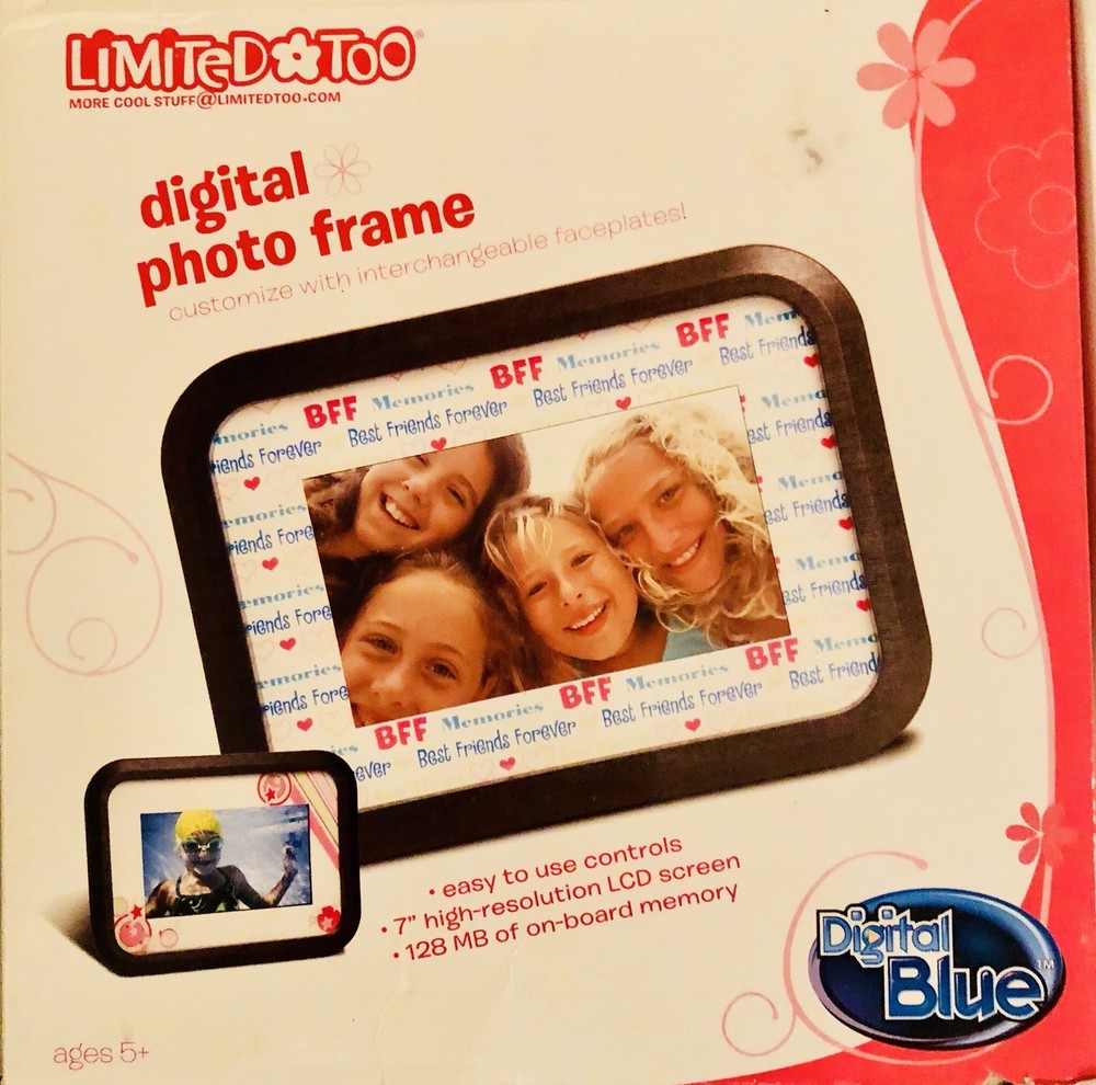 7-inch Digital Picture Frame with 128MB Memory for Best Friends-image