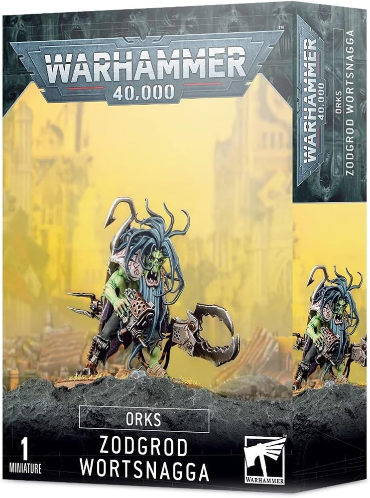 Warhammer 40K Orks Zodgrod Wortsnagga Black Figurine