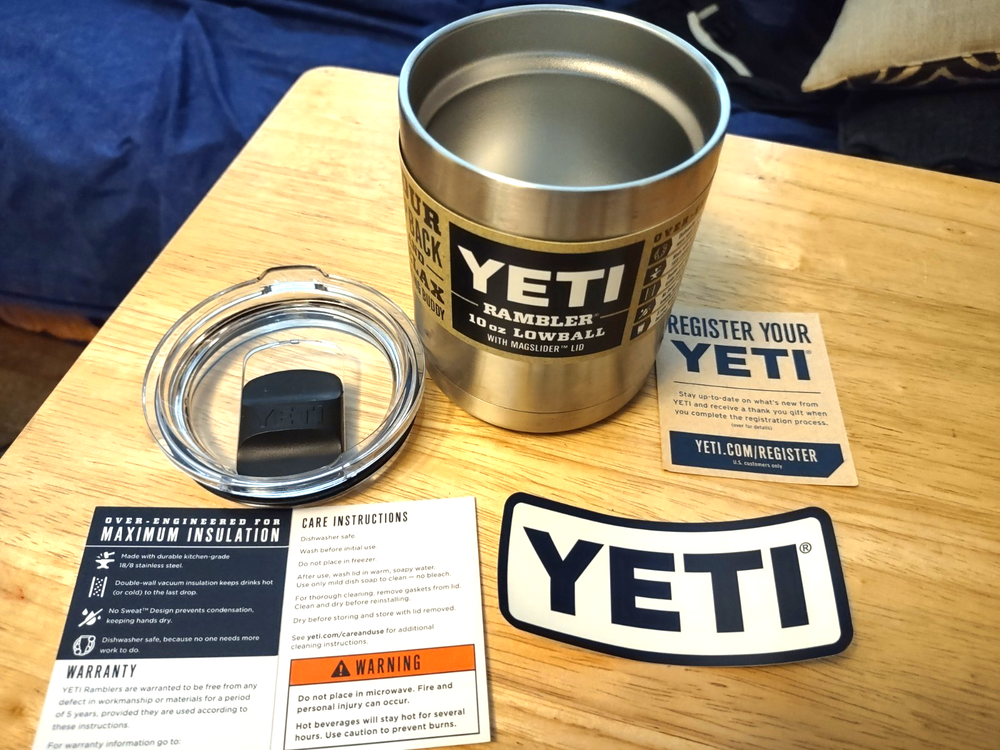 Yeti 10 Oz Stainless Steel Vacuum Insulated Lowball with MagSlider Lid 4550