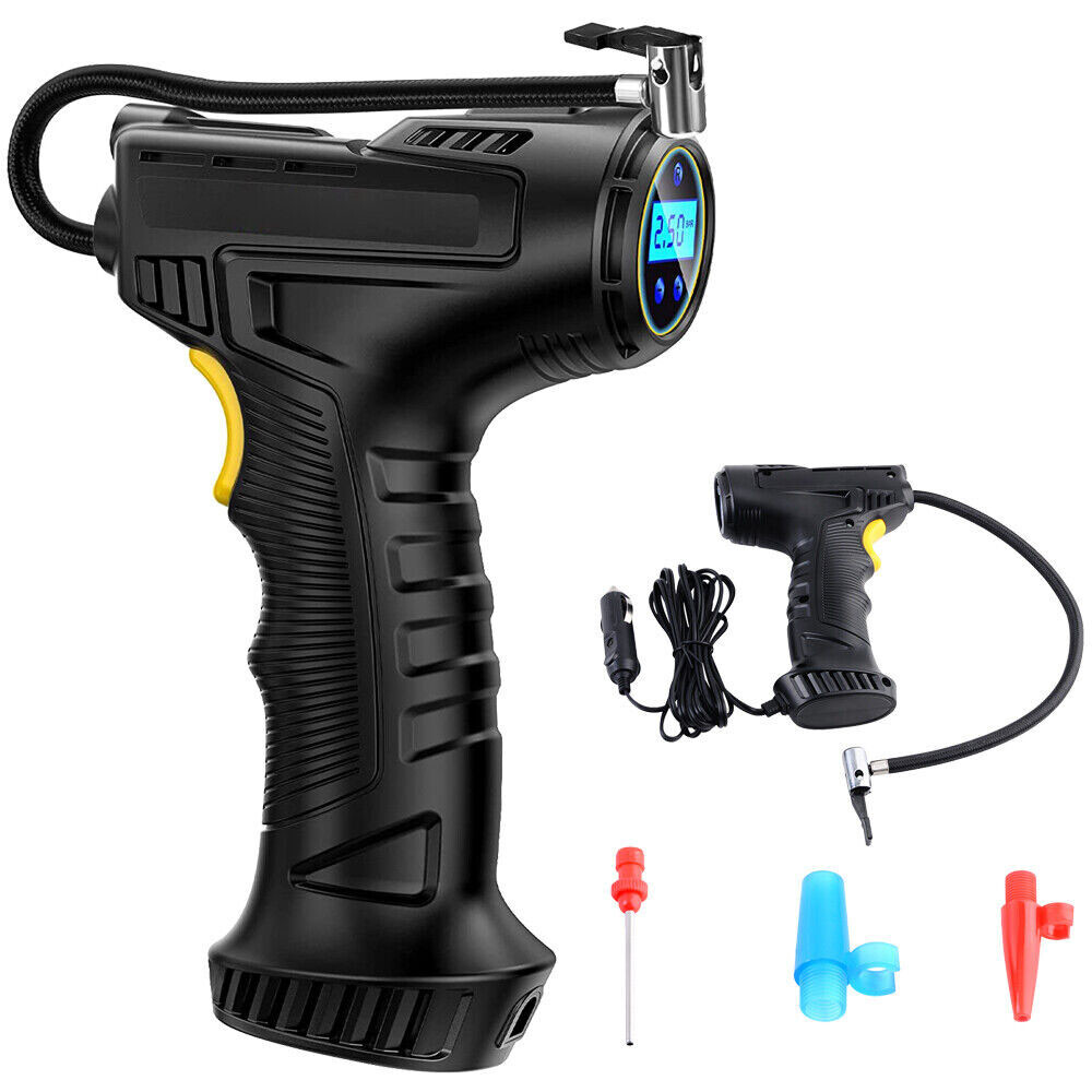 Car Air Tire Pump Inflator Compressor LED Digital Electric Portable 150PSI 12V