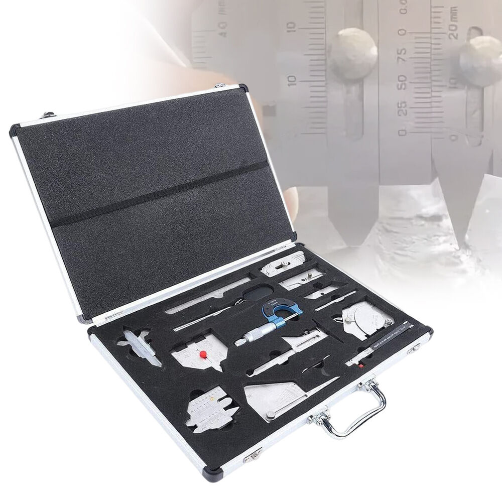 Welding Gauge Tool Measurement Gauge Inspection Ruler 13pc /Box MG-11 System 2KG