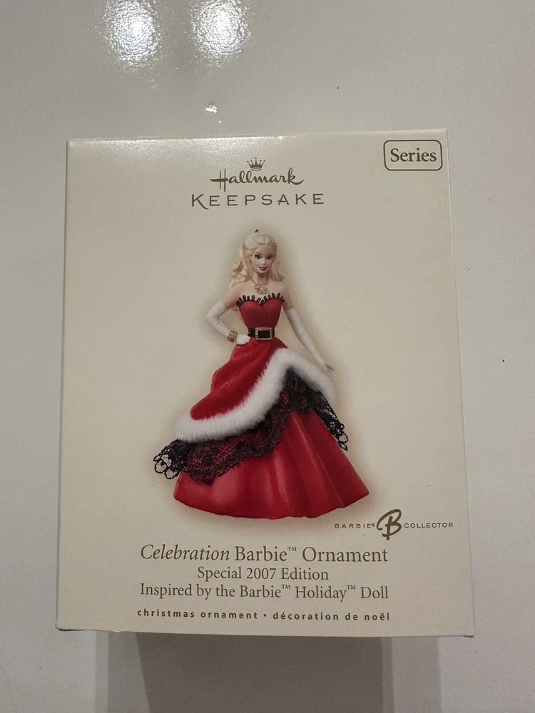 Hallmark 2007 CELEBRATION BARBIE Special Edition Keepsake Ornament #8 in Series