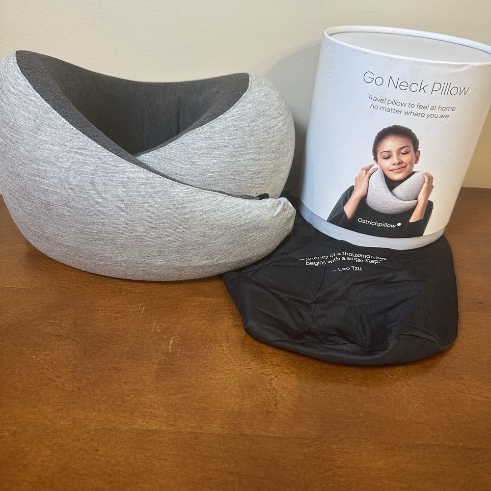 Ostrich Pillow Go Neck Pillow – Soft Travel Comfort for On-the-Go Rest