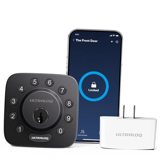 U-Bolt Smart Door Lock with Keypad Bluetooth WiFi & Mobile Access  