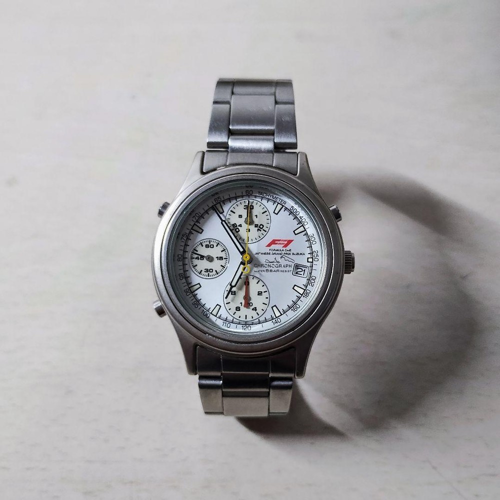 J2 Wristwatch Quartz Chronograph F-1 Suzuka Circuit Limited Model Operation Unco