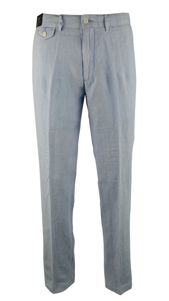 Customer Return Polo Ralph Lauren Men's Straight-Fit Flat-Front Linen-image