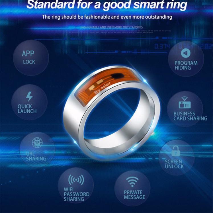 NFC Chip Multifunctional Waterproof Intelligent Smart Wear Finger Digital Ring