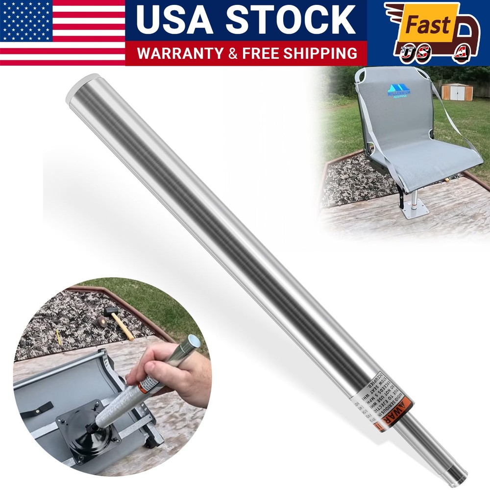 3/4 Inch Marine-Grade Boat Seat Pedestal Locking Pin for Fishing & Bass Boats
