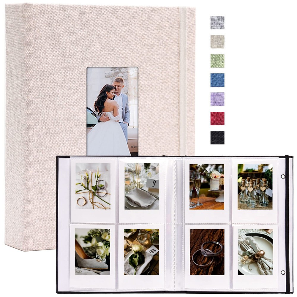Mini Polaroid Album Holds 208 2x3 Photos for Fujifilm Instax Prints