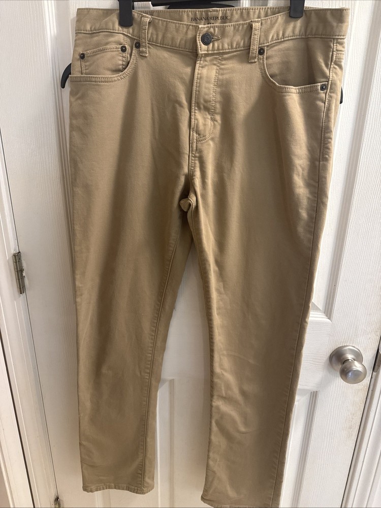 Men's Banana Republic Slim Fit Khaki Chino Pants 34x32