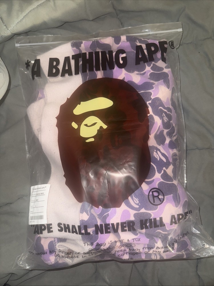 Purple Bape hoodie