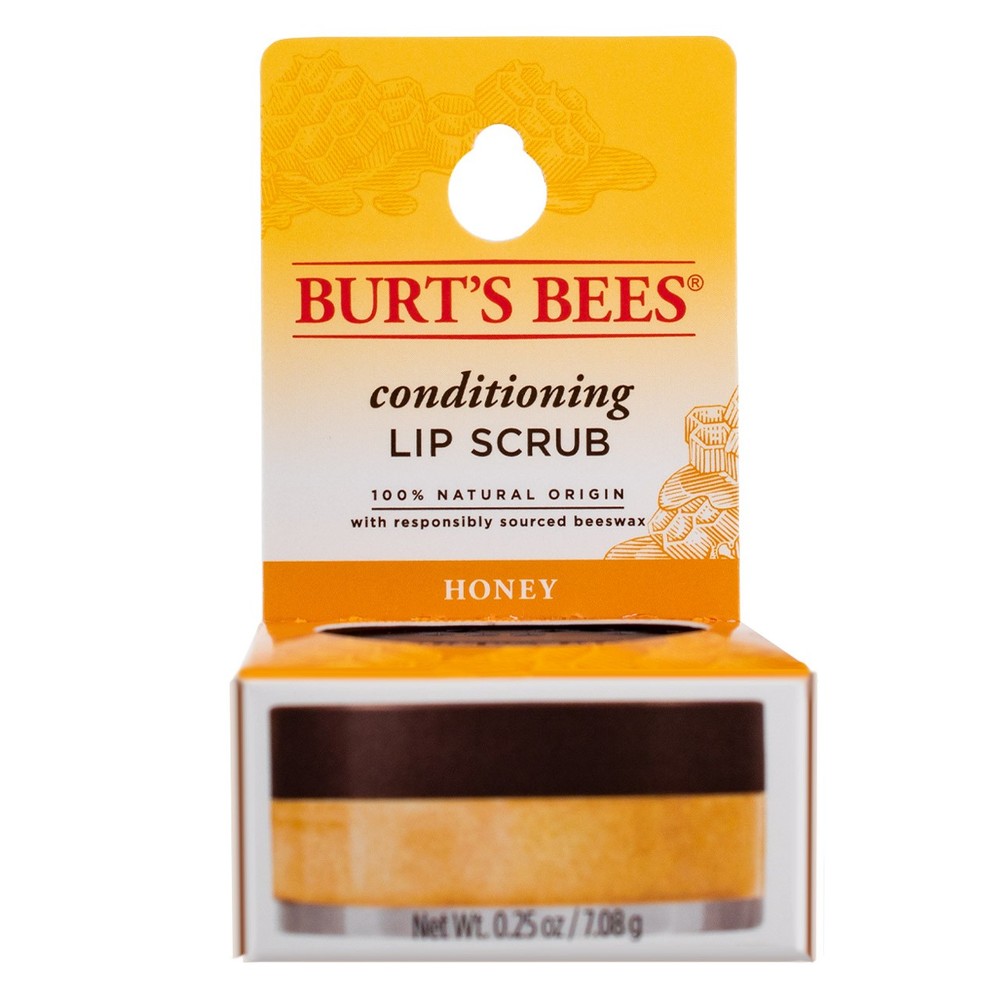 Burt's Bees 100% Natural Honey Lip Scrub 6 Pack 0.25 oz