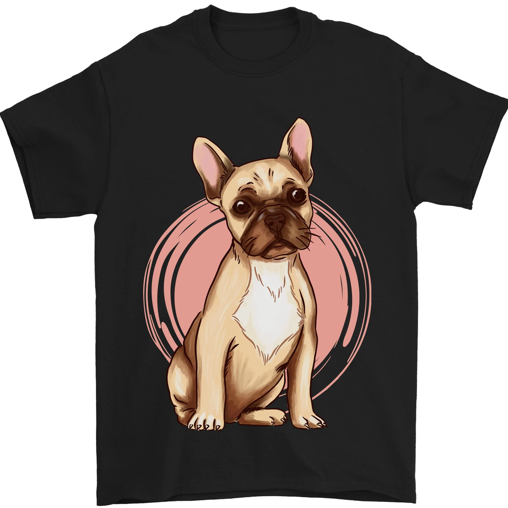 French Bulldog Mens T-Shirt 100% Cotton