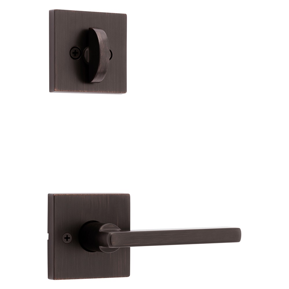 Kwikset Halifax Single Cylinder Interior Pack in Bronze - 971HFLSQTV1