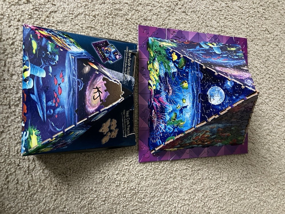 3D Pyramid Worlds of Wonder Cork 365 Piece Pyramid Puzzle Christmas Gift