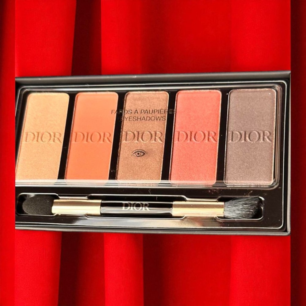 Dior Eyeshadow Palette in Beige Brown Orange Powder Shades 530 763 890 889 461