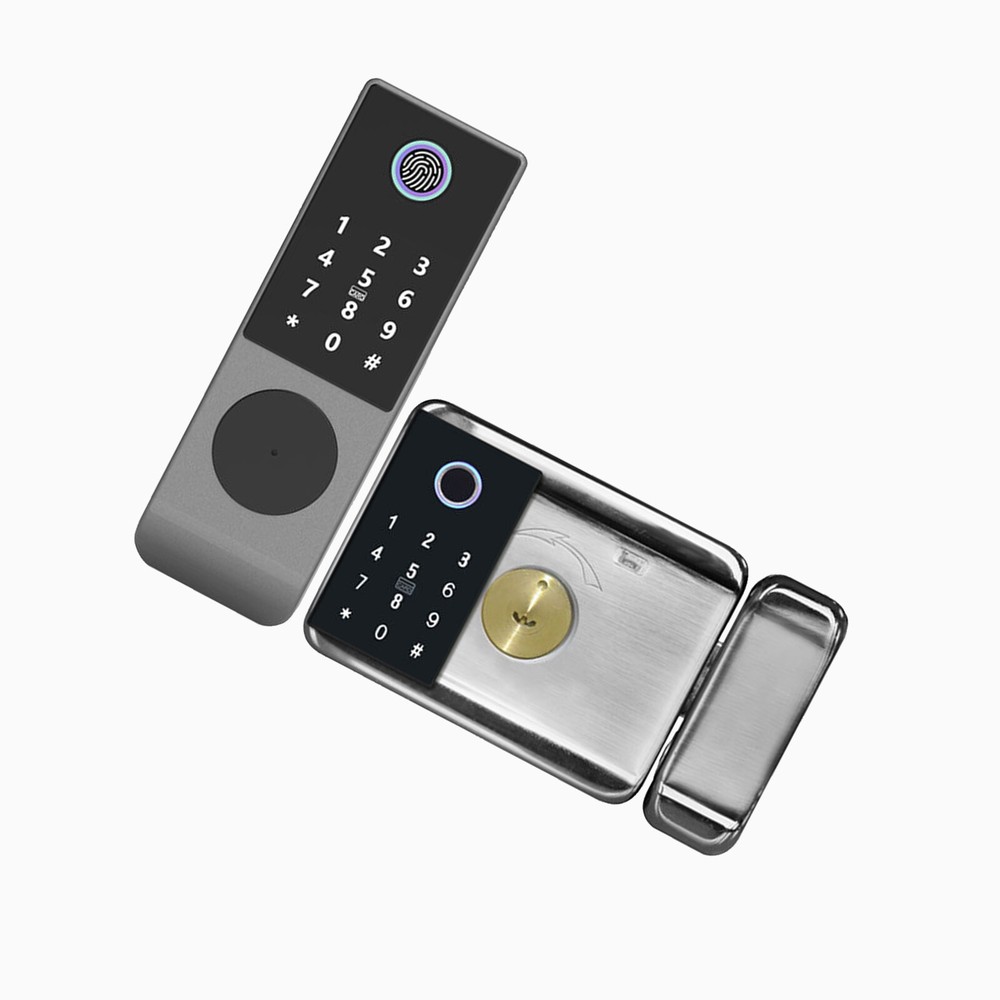 Waterproof Smart WiFi Lock with Fingerprint for Outdoor Gates RZL