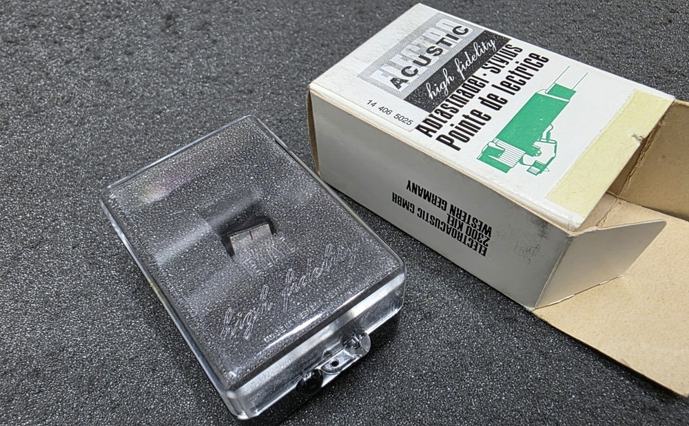 New Old Stock ELAC D 355-E Cartridge with Original Stylus