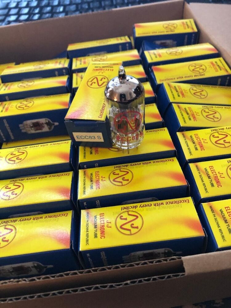 NIB trio (lot of 3) JJ ECC83S / 12AX7 PREAMP VACUUM TUBES ***FREE SHIPPING***
