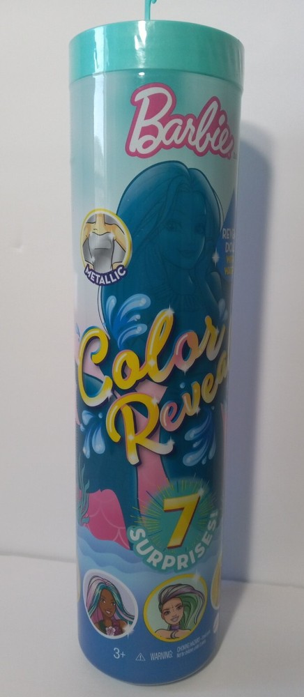 Barbie Color Reveal w/7 Surprises Mermaid Series 12