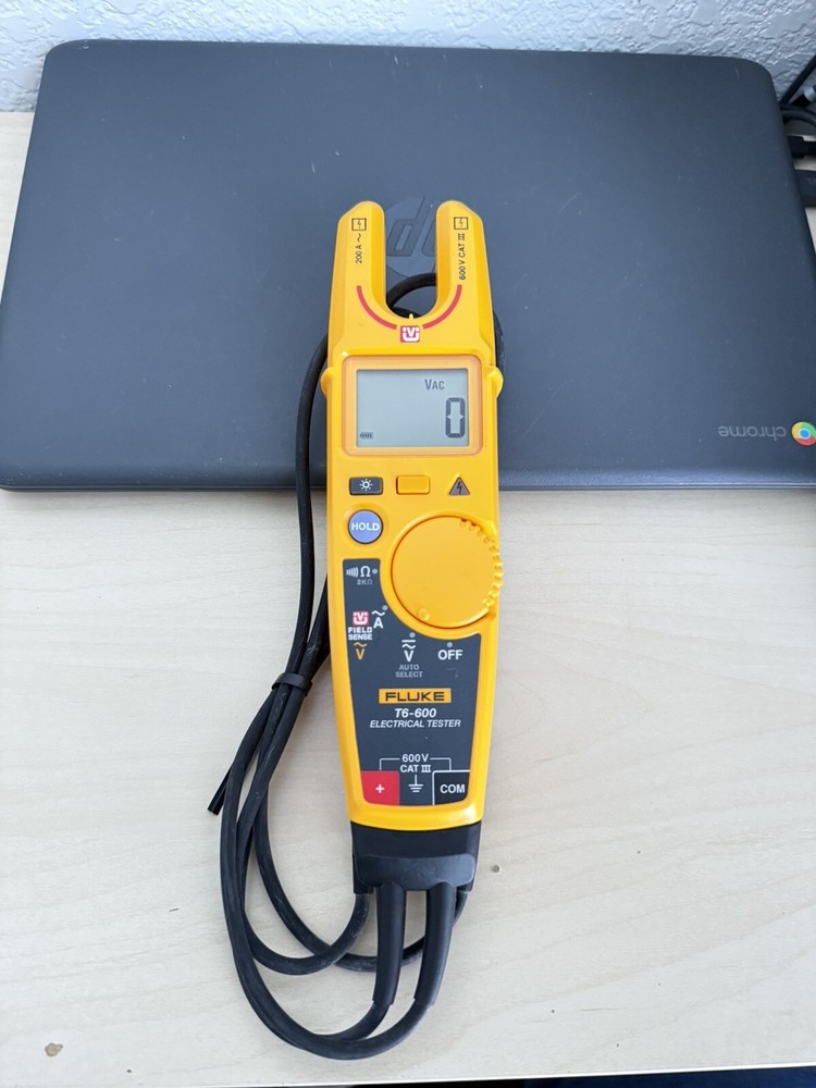 FLUKE T6-600 TESTER FIELDSENSE 1000V AC/DC True RMS - FREE SHIPPING