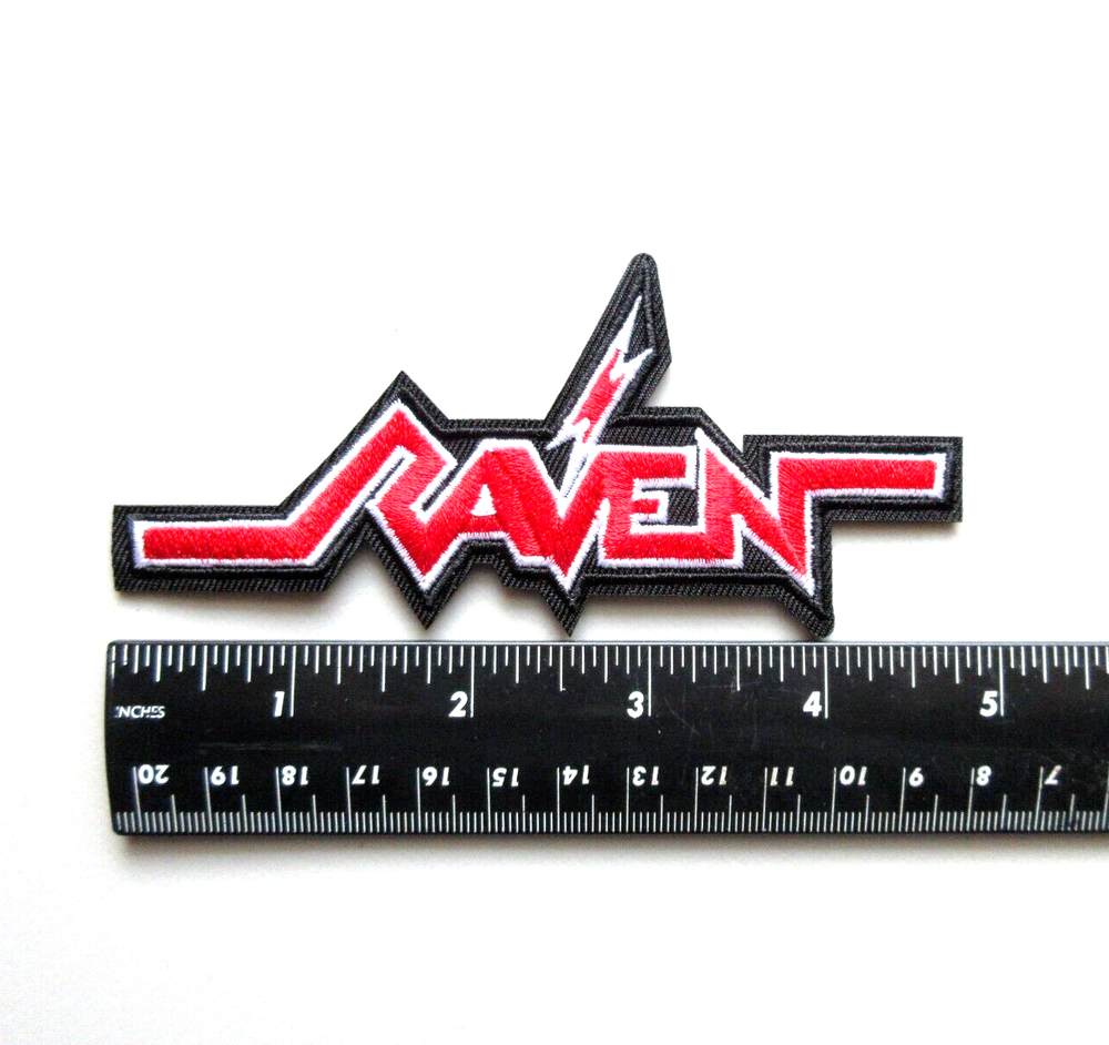 🔥RAVEN HEAVY METAL BAND MUSIC BATTLE VEST JACKET HAT EMBROIDERED IRON ON PATCH