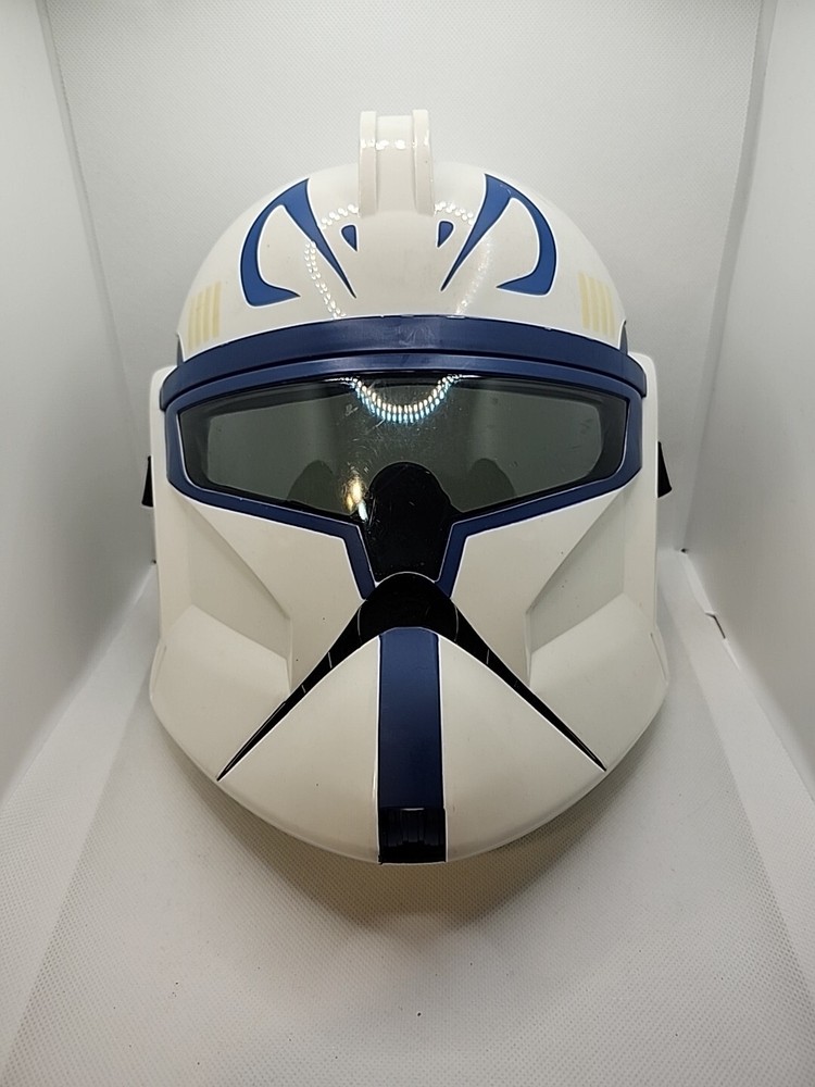 Star Wars Captain Rex Hasbro Clone Trooper Helmet Half Mask Costume Cosplay 2011