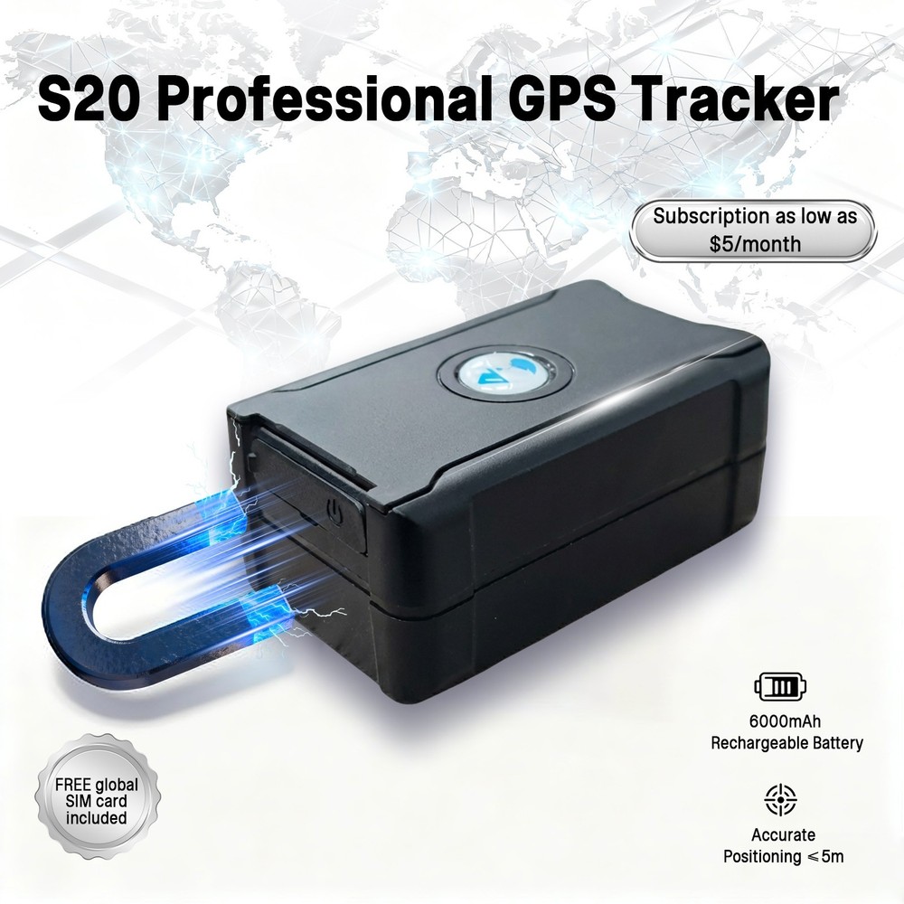 Real Time GPS Tracker Car Truck Locator  Vehicle Tracking Device Built-in SIM