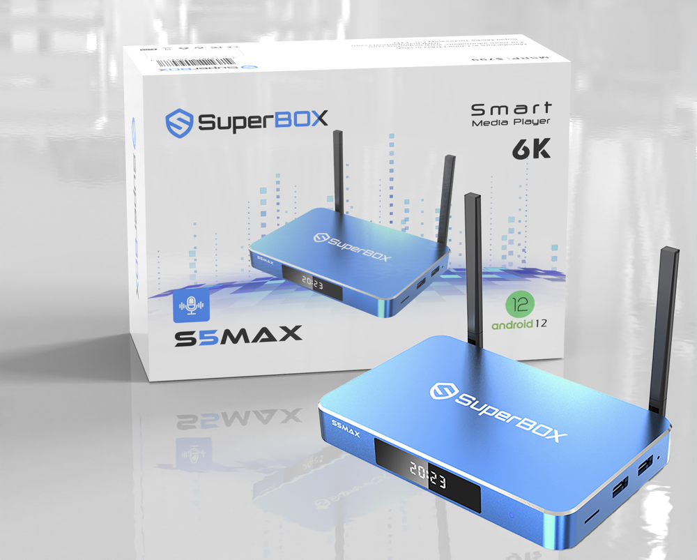 Superbox S5 Max with Enhanced Voice Remote Fast Shipping Best Price-image