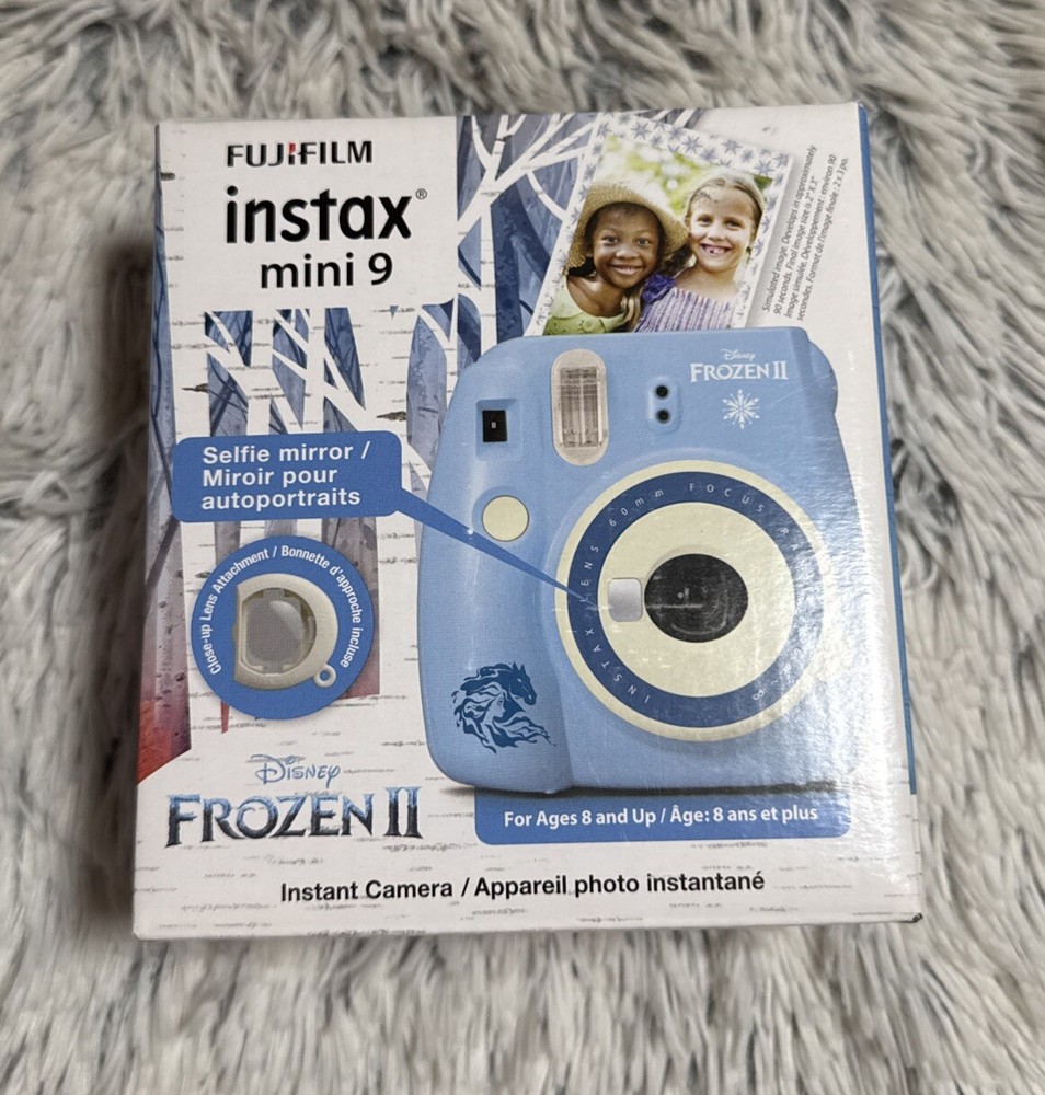 Fujifilm Disney Frozen 2 INSTAX Mini 9 Instant Film Camera - Blue Body Only