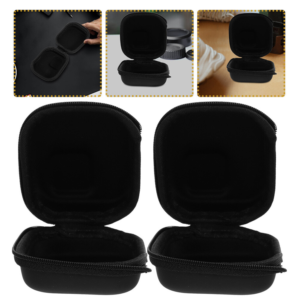 2pcs Action Camera Storage Cases Portable Action Camera Containers Compatible